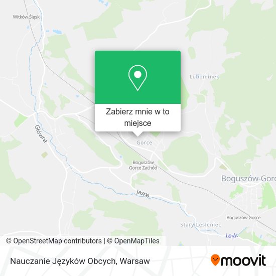 Mapa Nauczanie Języków Obcych