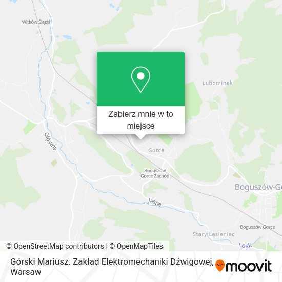 Mapa Górski Mariusz. Zakład Elektromechaniki Dźwigowej