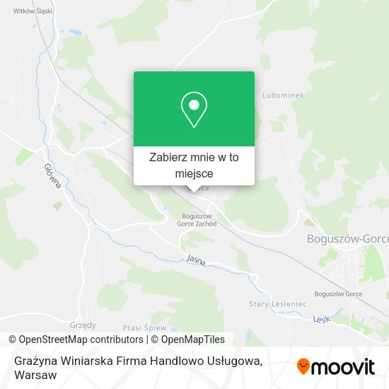 Mapa Grażyna Winiarska Firma Handlowo Usługowa