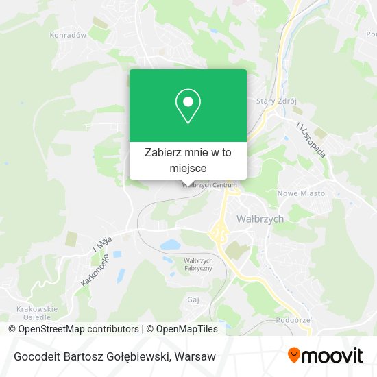 Mapa Gocodeit Bartosz Gołębiewski