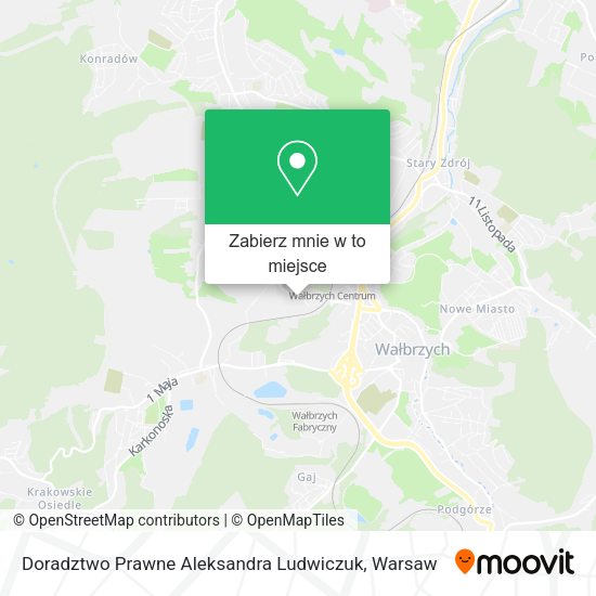 Mapa Doradztwo Prawne Aleksandra Ludwiczuk