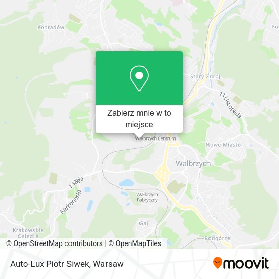 Mapa Auto-Lux Piotr Siwek