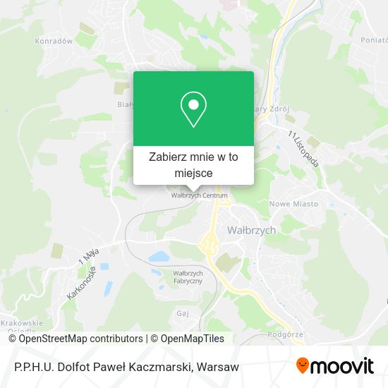 Mapa P.P.H.U. Dolfot Paweł Kaczmarski