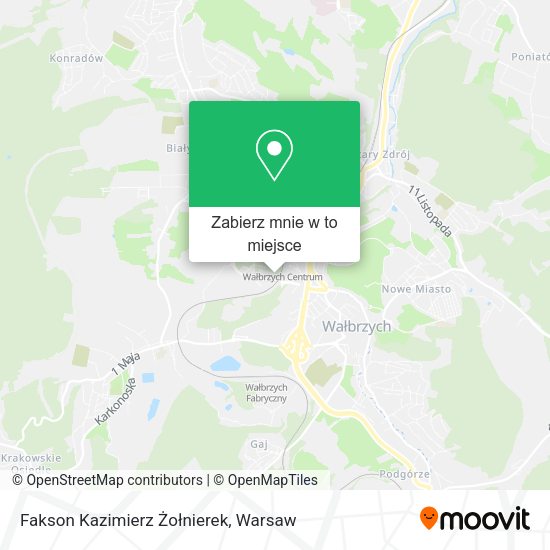 Mapa Fakson Kazimierz Żołnierek