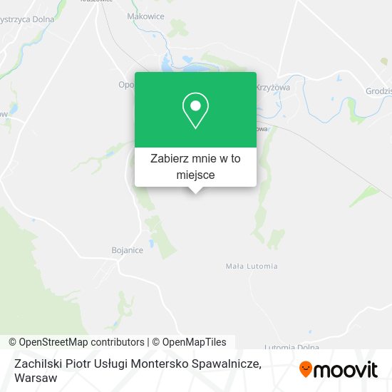 Mapa Zachilski Piotr Usługi Montersko Spawalnicze