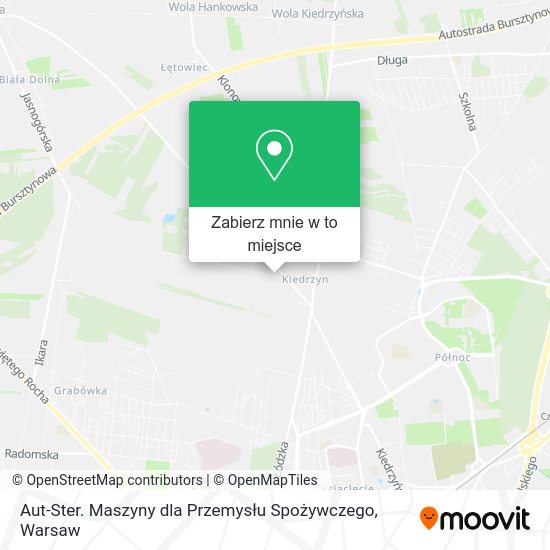 Mapa Aut-Ster. Maszyny dla Przemysłu Spożywczego