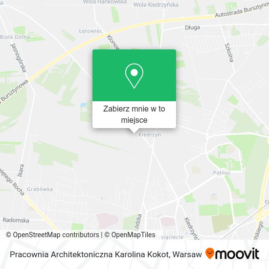 Mapa Pracownia Architektoniczna Karolina Kokot