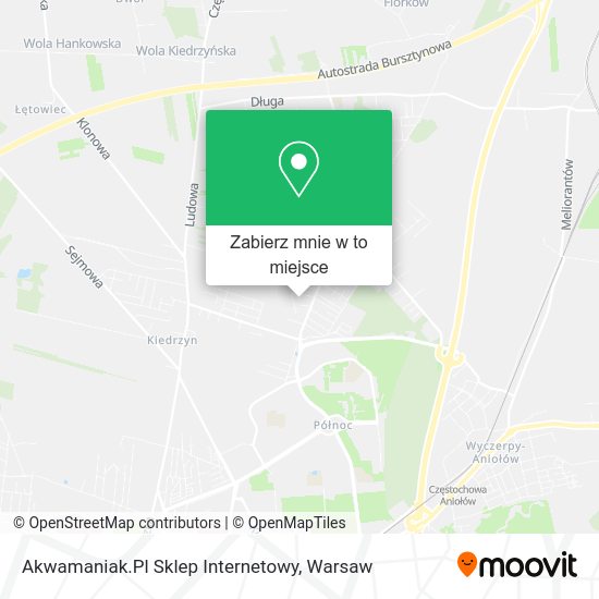 Mapa Akwamaniak.Pl Sklep Internetowy