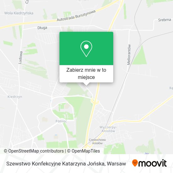 Mapa Szewstwo Konfekcyjne Katarzyna Jońska