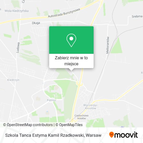 Mapa Szkola Tanca Estyma Kamil Rzadkowski