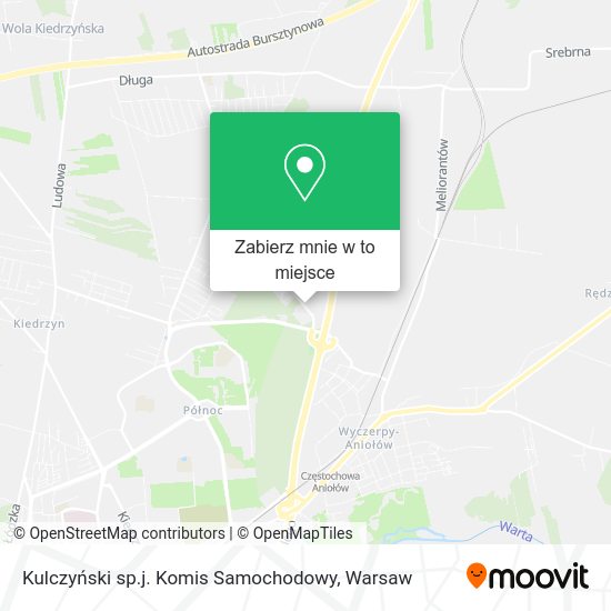 Mapa Kulczyński sp.j. Komis Samochodowy