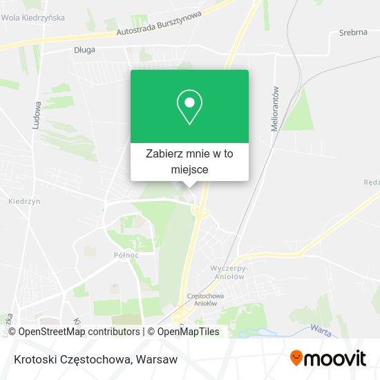 Mapa Krotoski Częstochowa