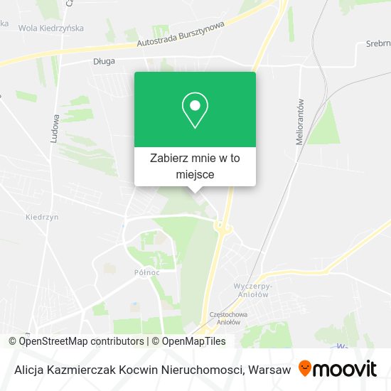 Mapa Alicja Kazmierczak Kocwin Nieruchomosci