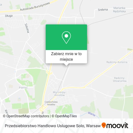 Mapa Przedsiebiorstwo Handlowo Uslugowe Solo