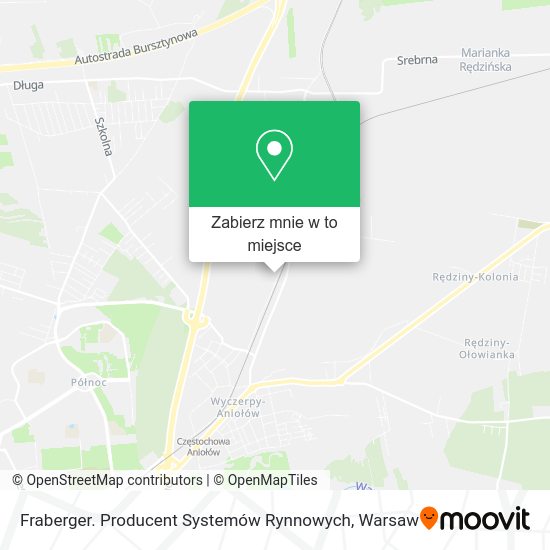 Mapa Fraberger. Producent Systemów Rynnowych