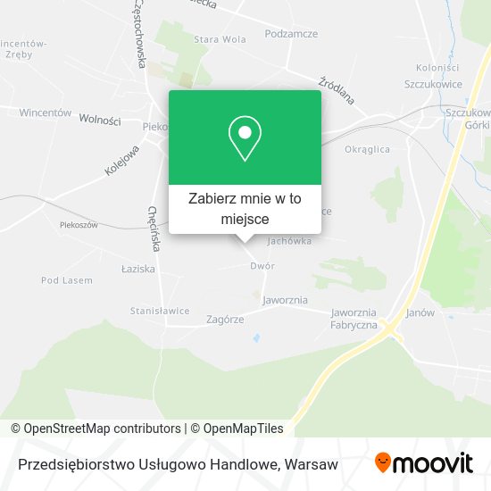 Mapa Przedsiębiorstwo Usługowo Handlowe