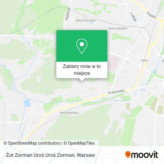 Mapa Żut Zorman Uroś Uroś Zorman