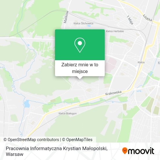 Mapa Pracownia Informatyczna Krystian Małopolski