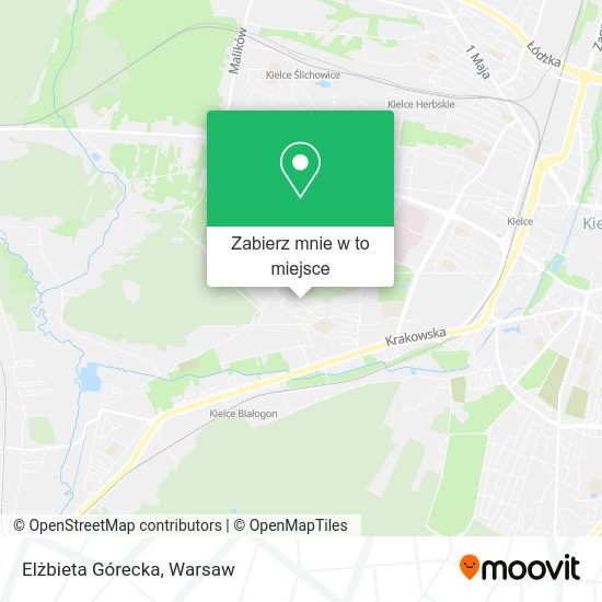 Mapa Elżbieta Górecka