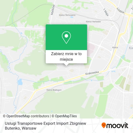 Mapa Uslugi Transportowe Export Import Zbigniew Butenko