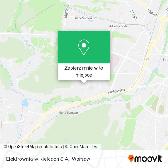 Mapa Elektrownia w Kielcach S.A.