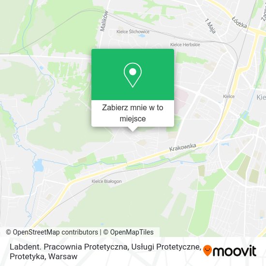 Mapa Labdent. Pracownia Protetyczna, Usługi Protetyczne, Protetyka