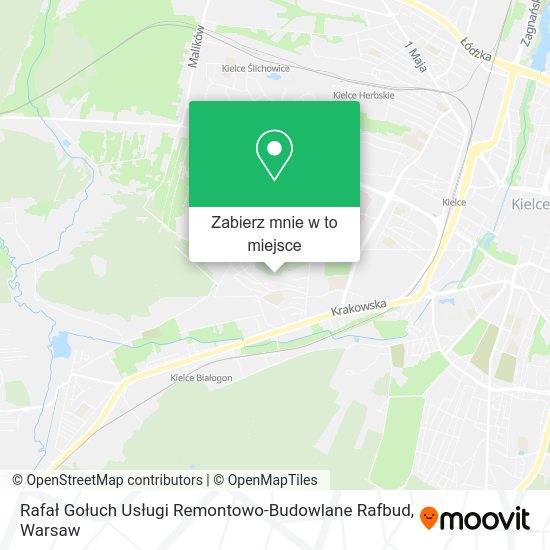 Mapa Rafał Gołuch Usługi Remontowo-Budowlane Rafbud