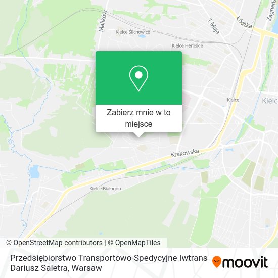 Mapa Przedsiębiorstwo Transportowo-Spedycyjne Iwtrans Dariusz Saletra