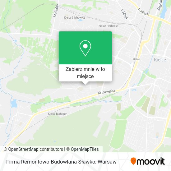 Mapa Firma Remontowo-Budowlana Sławko