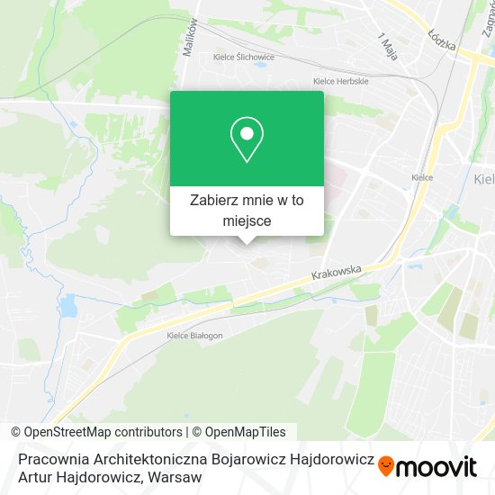 Mapa Pracownia Architektoniczna Bojarowicz Hajdorowicz Artur Hajdorowicz