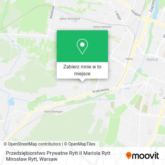 Mapa Przedsiębiorstwo Prywatne Rytt II Mariola Rytt Mirosław Rytt