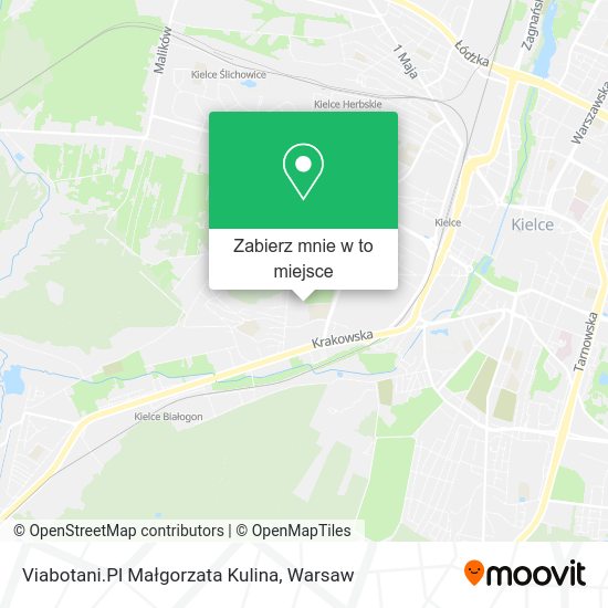 Mapa Viabotani.Pl Małgorzata Kulina