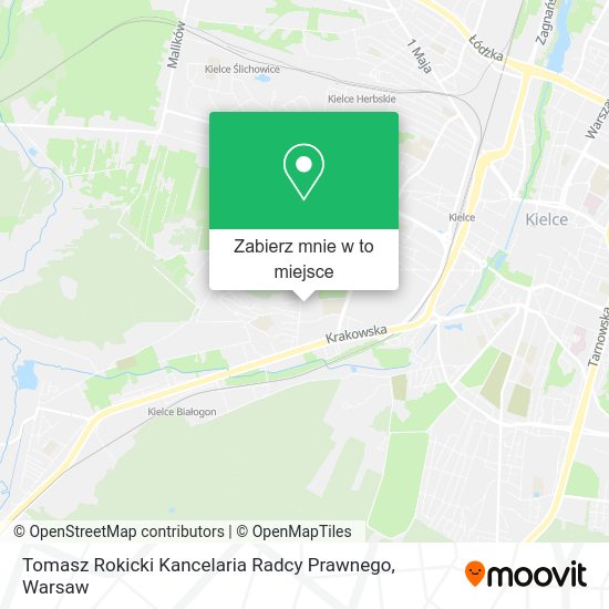 Mapa Tomasz Rokicki Kancelaria Radcy Prawnego