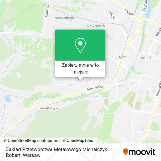 Mapa Zakład Przetwórstwa Metalowego Michalczyk Robert