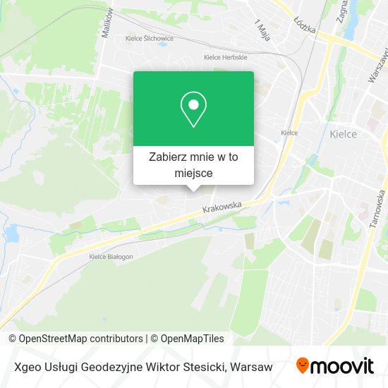 Mapa Xgeo Usługi Geodezyjne Wiktor Stesicki