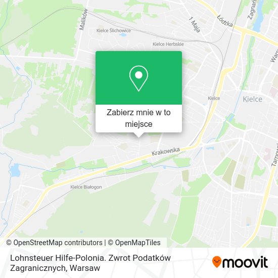 Mapa Lohnsteuer Hilfe-Polonia. Zwrot Podatków Zagranicznych