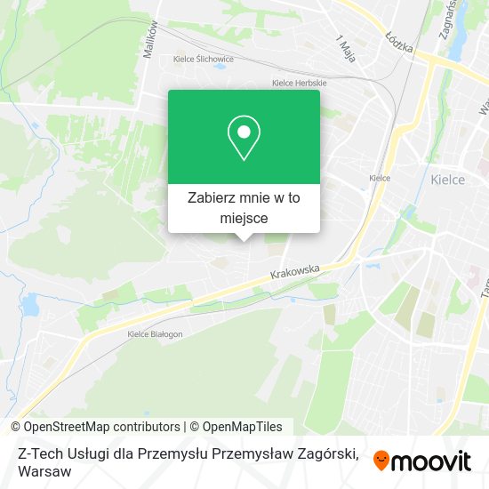 Mapa Z-Tech Usługi dla Przemysłu Przemysław Zagórski