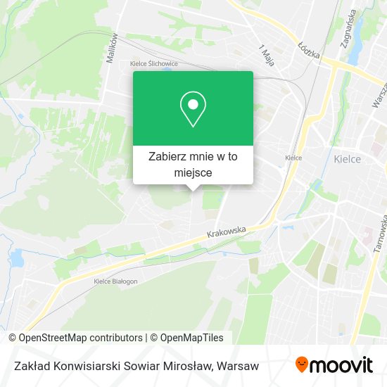 Mapa Zakład Konwisiarski Sowiar Mirosław