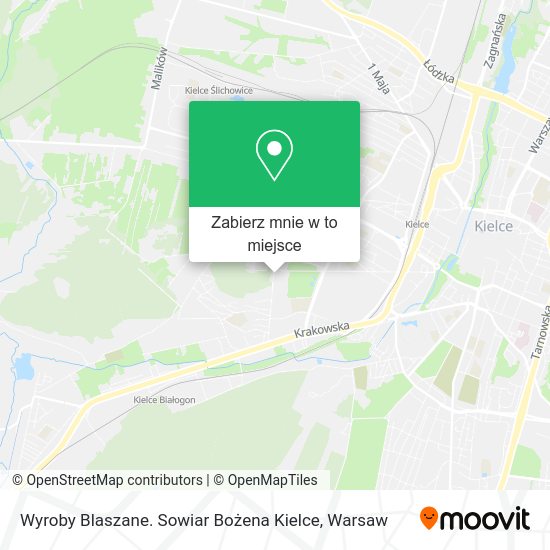 Mapa Wyroby Blaszane. Sowiar Bożena Kielce