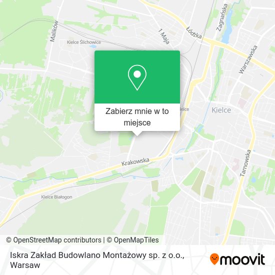 Mapa Iskra Zakład Budowlano Montażowy sp. z o.o.