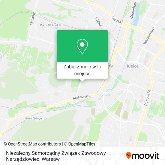 Mapa Niezależny Samorządny Związek Zawodowy Narzędziowiec