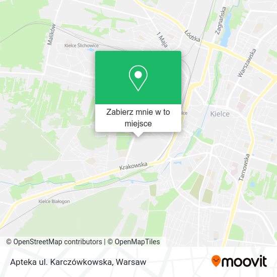 Mapa Apteka ul. Karczówkowska