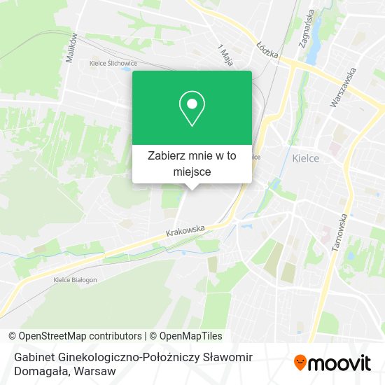 Mapa Gabinet Ginekologiczno-Położniczy Sławomir Domagała