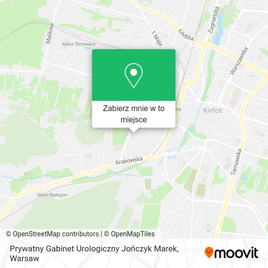 Mapa Prywatny Gabinet Urologiczny Jończyk Marek