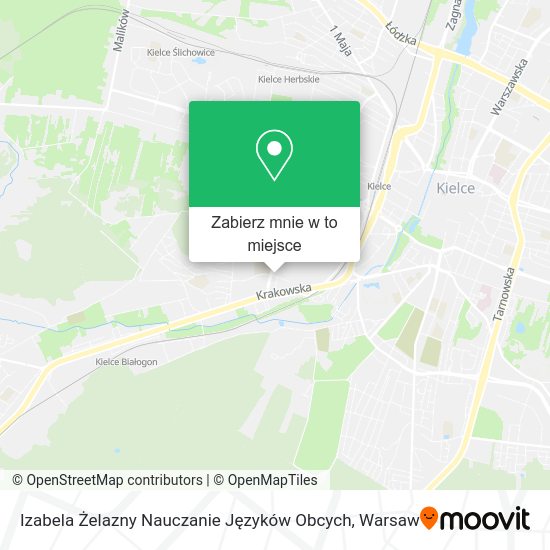 Mapa Izabela Żelazny Nauczanie Języków Obcych