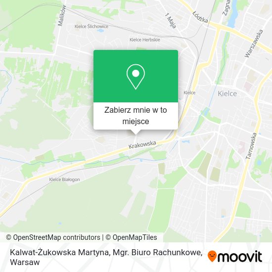 Mapa Kalwat-Żukowska Martyna, Mgr. Biuro Rachunkowe