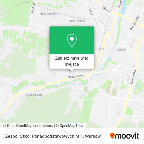 Mapa Zespół Szkół Ponadpodstawowych nr 1