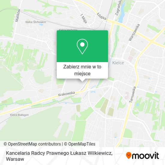 Mapa Kancelaria Radcy Prawnego Łukasz Wilkiewicz