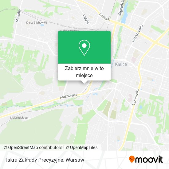 Mapa Iskra Zakłady Precyzyjne