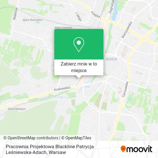 Mapa Pracownia Projektowa Blackline Patrycja Leśniewska-Adach